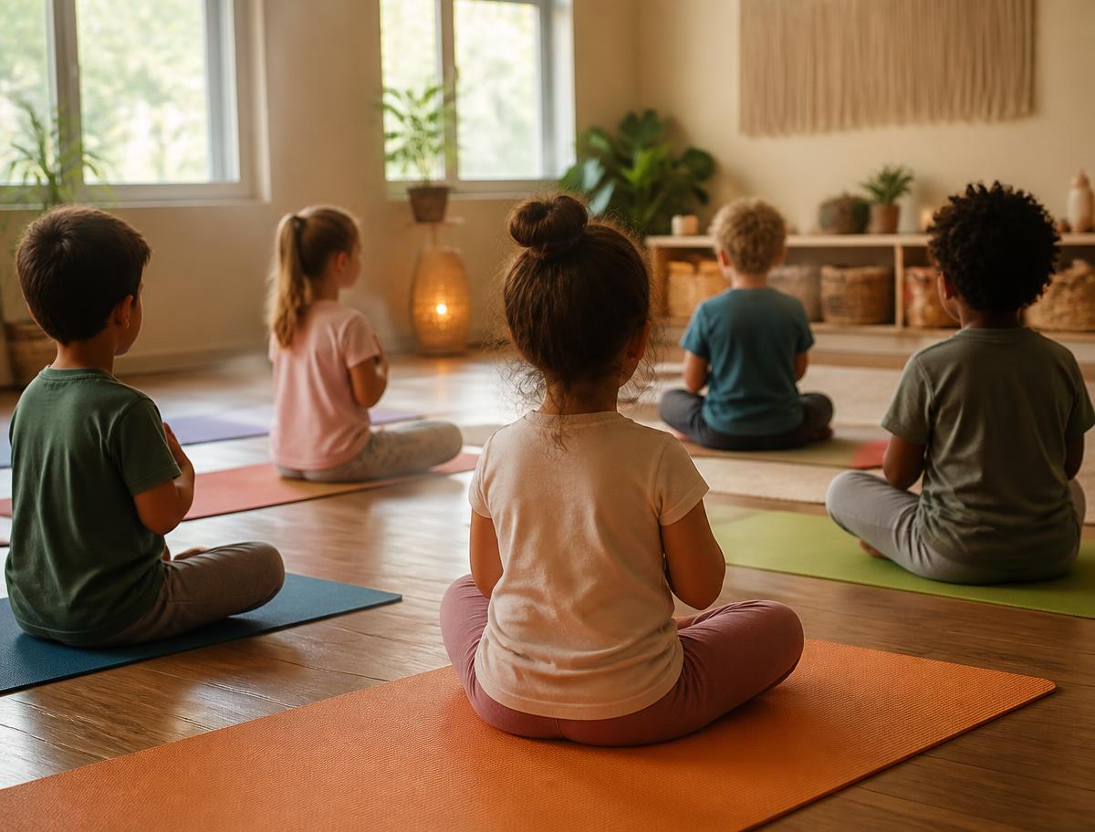 Mindfulness at The Healing Initiatives — participants practicing together
